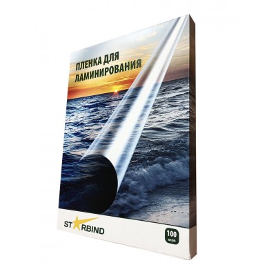 Пленка для ламинирования пакетная STARBIND 426X600 (A2) 175 мкм, глянцевая, 100 шт.