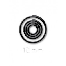 Пластиковые переплётные колечки Opus O.easyRing 10mm  черные (600 шт.в упаковке) до 50 листов