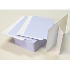 Пластиковые карточки белые самокл. 10262 для проксимити карт, 1уп.(100шт.)