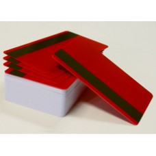 Пластиковые карточки красные, тонированные в массе, LoCo 12475, 1уп.(238шт.)